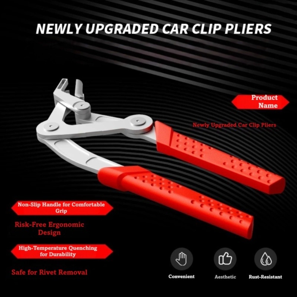 Multi Tool Plier - คีมหนีบอเนกประสงค์สำหรับรถยนต์ ทำจากพลาสติกและยาง ใช้สำหรับซ่อมแซมและถอดชิ้นส่วนภายในรถยนต์ ไม่ทำให้เกิดความเสียหาย