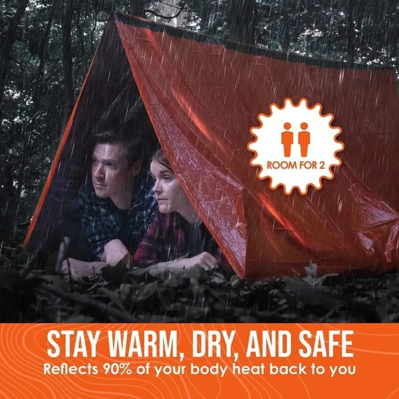 ชุดเต็นท์ฉุกเฉินสำหรับ 2 คน พร - Emergency Mylar Tent บทวิจารณ์และราคา