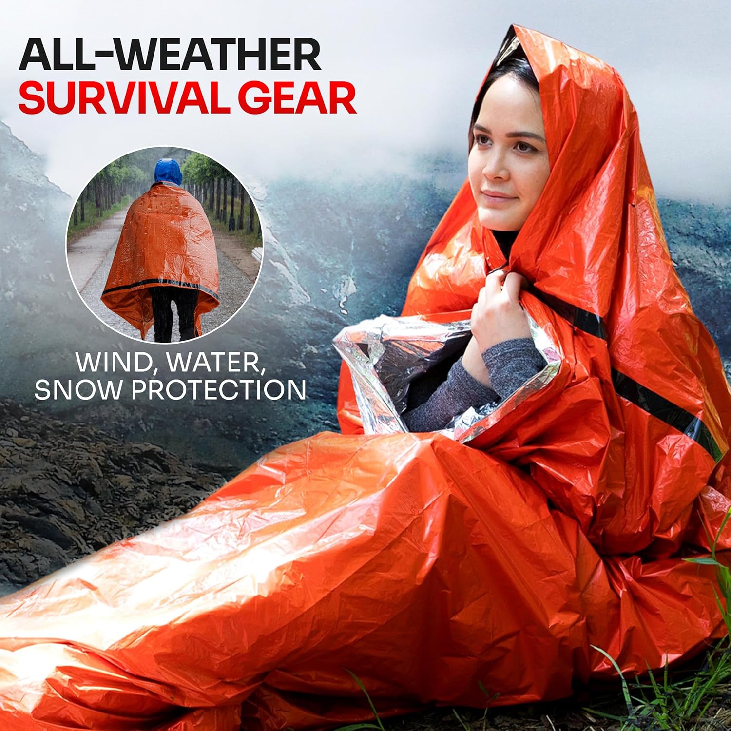 ถุงนอนฉุกเฉินสำหรับอุปกรณ์เอาต - Emergency Mylar Tent บทวิจารณ์และราคา